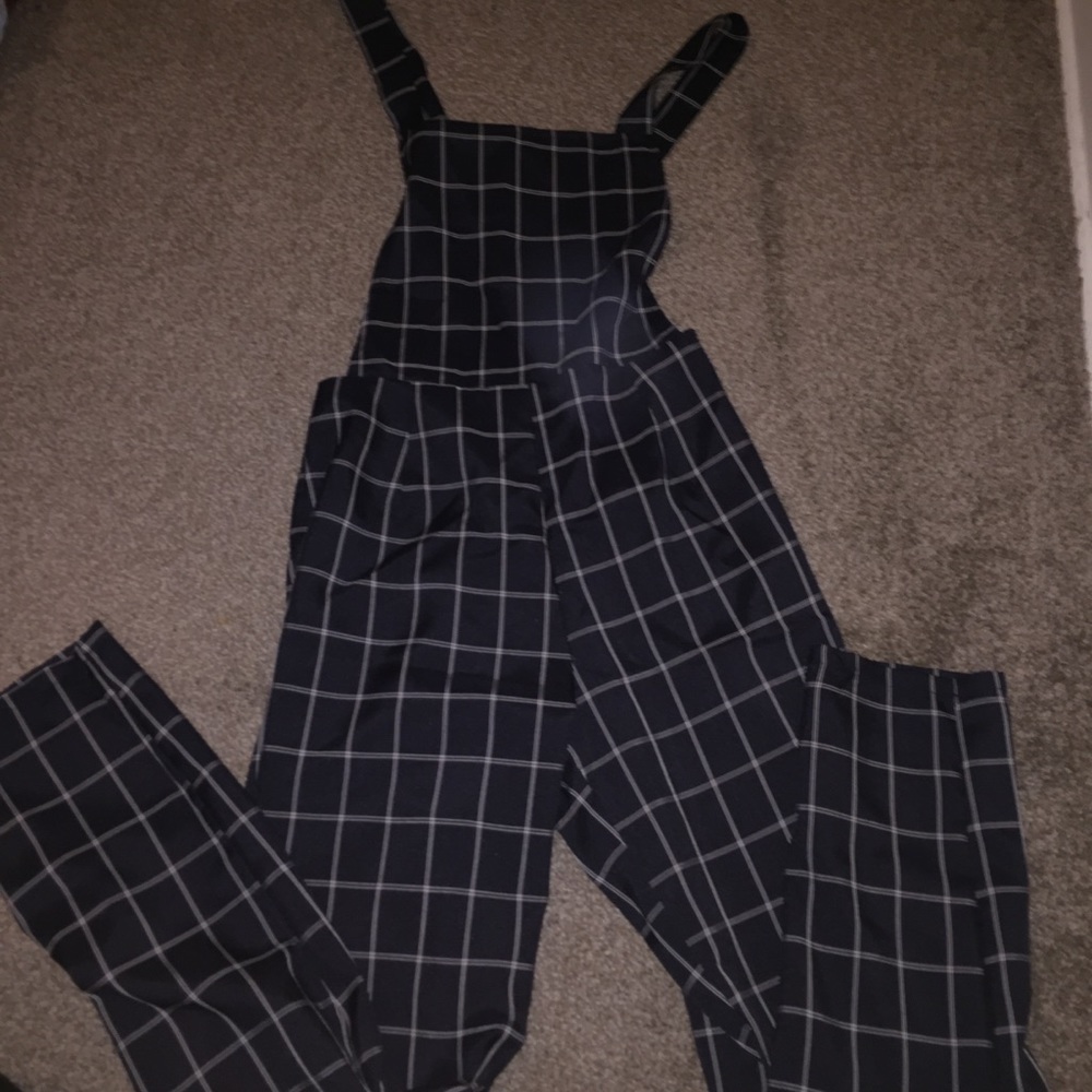 navy overalls